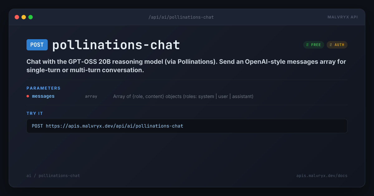 pollinations-chat preview