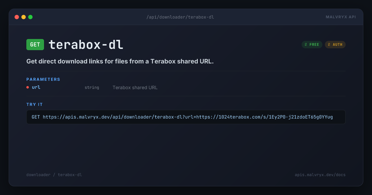 terabox-dl preview