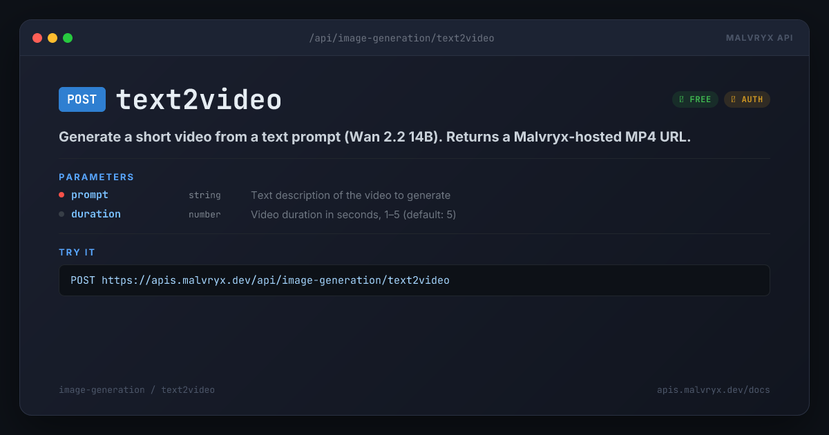 text2video preview