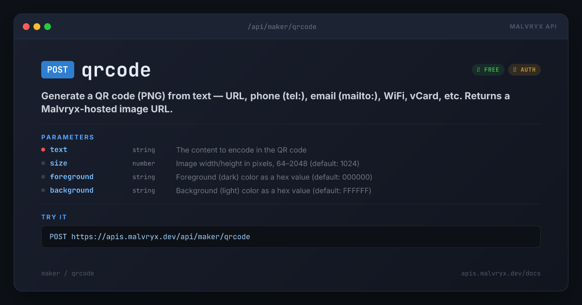 qrcode preview