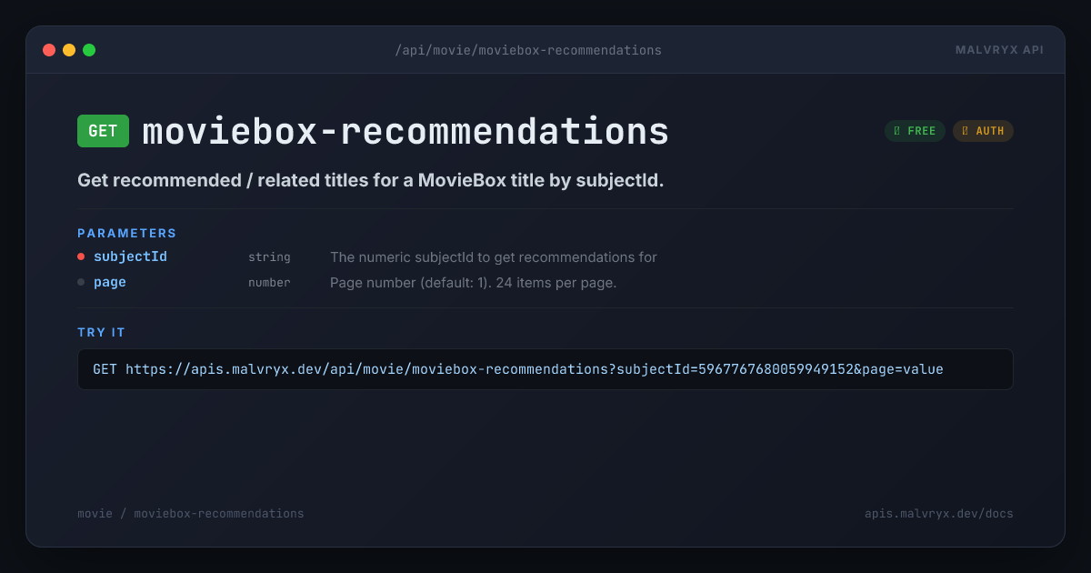moviebox-recommendations preview