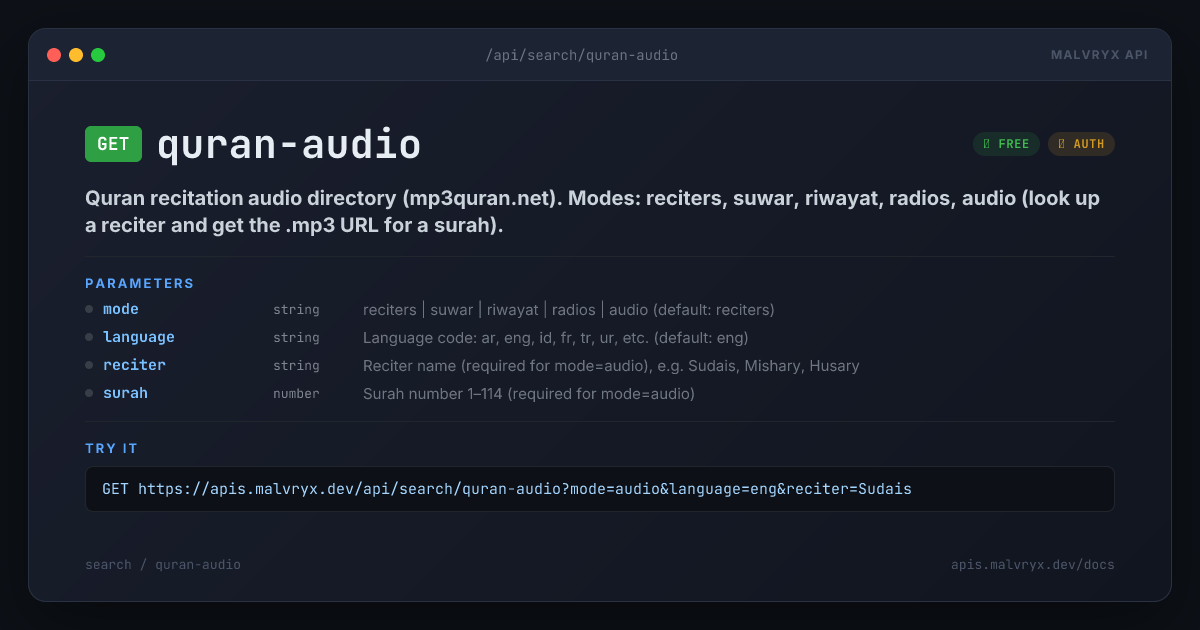 quran-audio preview