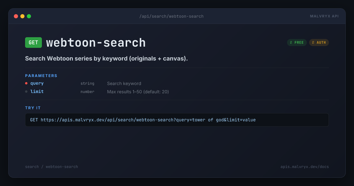 webtoon-search preview