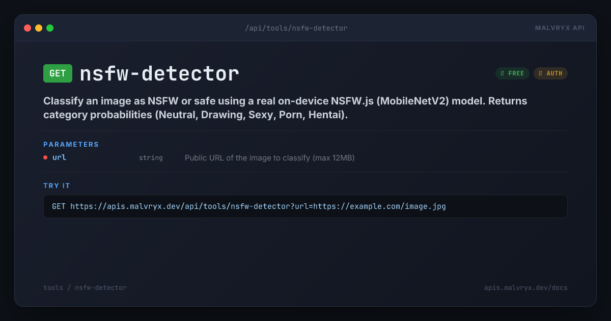 nsfw-detector preview