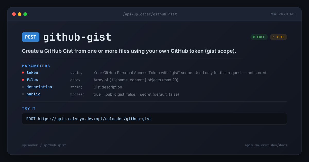 github-gist preview